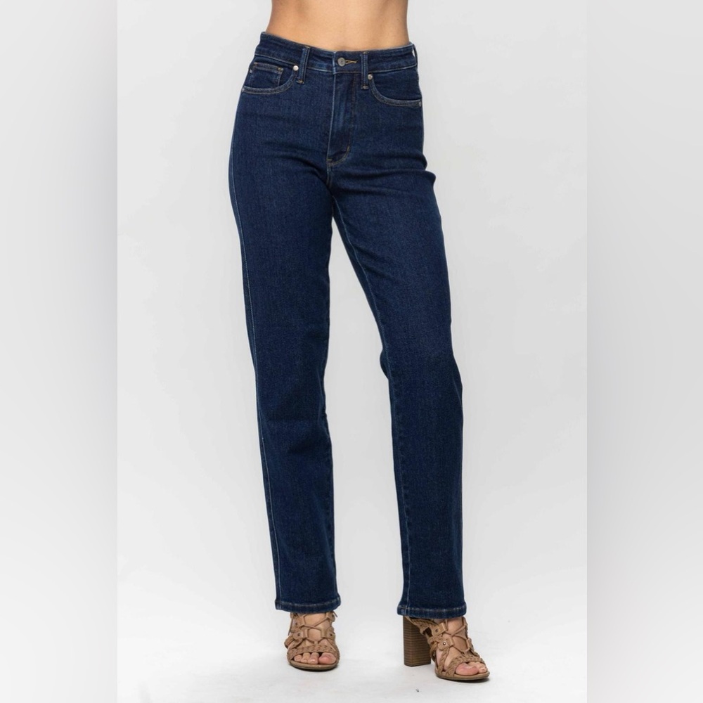 Judy Blue High Waist Tummy Control Straight Leg Jeans